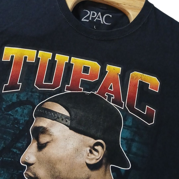 2Pac Other - Tupac "Keep‎ Ya Head Up" Graphic Tee Large Crew Neck Black